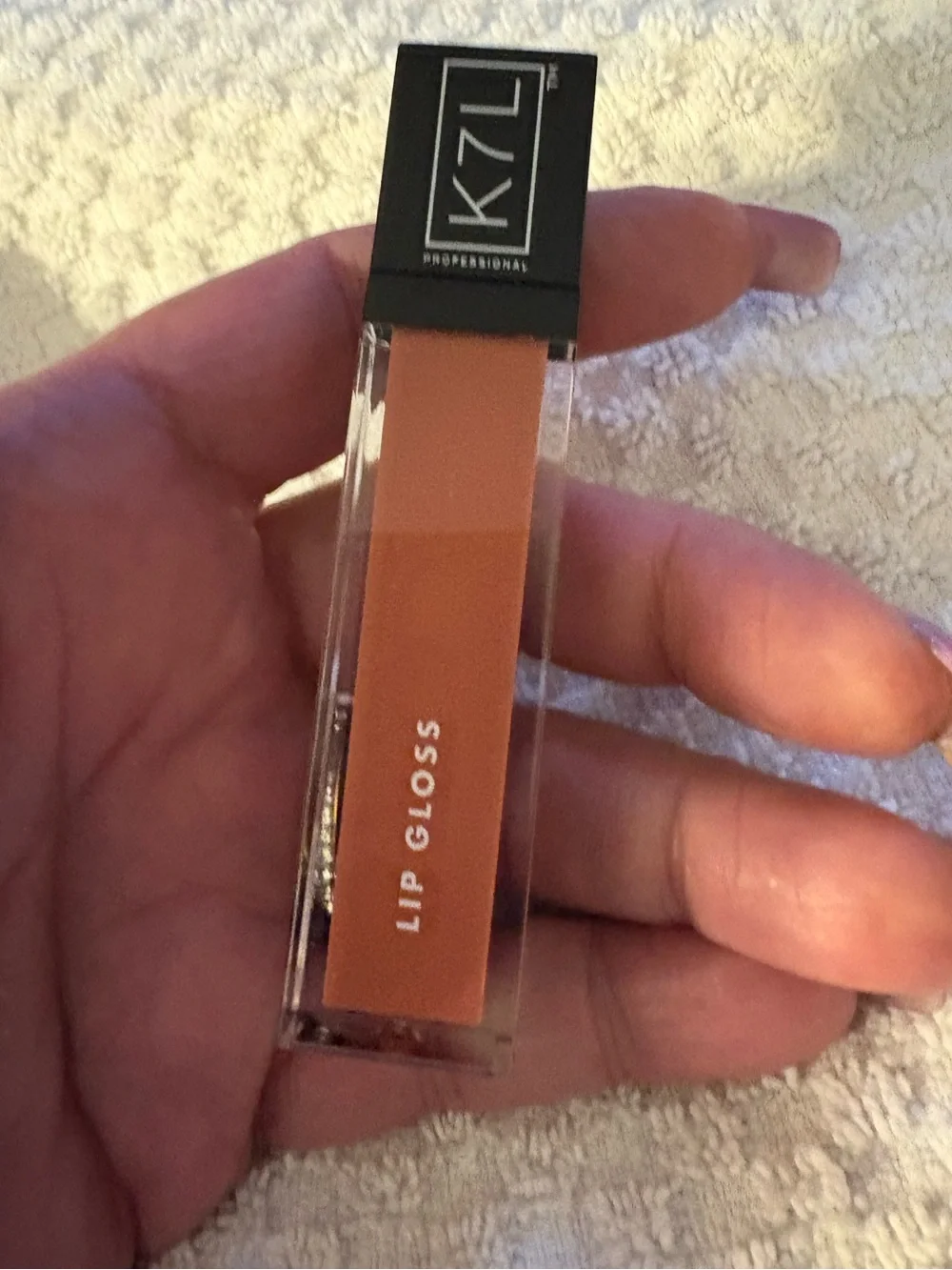 Lip Gloss-K7L Nude Pink Lip Gloss - Miel Au Lait